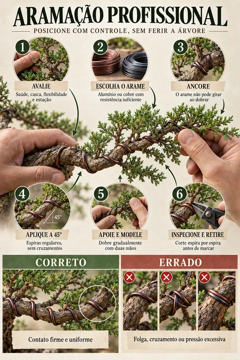 Página Aramação profissional